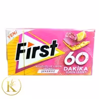 ادامس فرست با طعم تمشک و لیمو 27 گرم first

