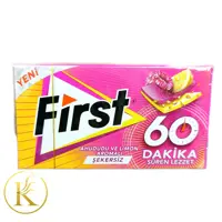ادامس فرست با طعم تمشک و لیمو 27 گرم first

