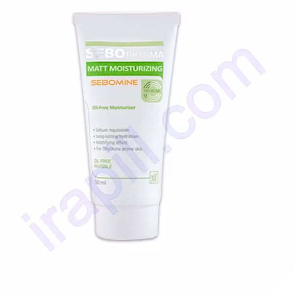 کرم مرطوب کننده فاقد چربی بی رنگ سبوفارما مای حجم 50 میلی لیتر