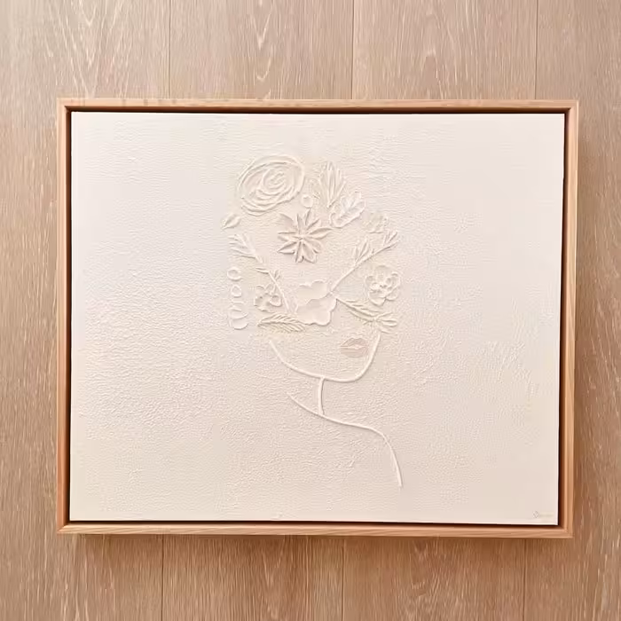 تابلو مینیمال کار شده روی بوم