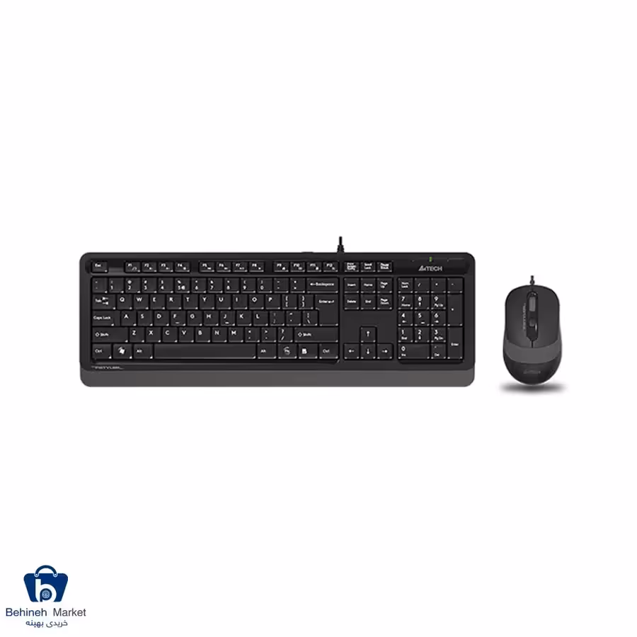 کیبورد و ماوس باسیم ای فورتک مدل FSTYLER F1010