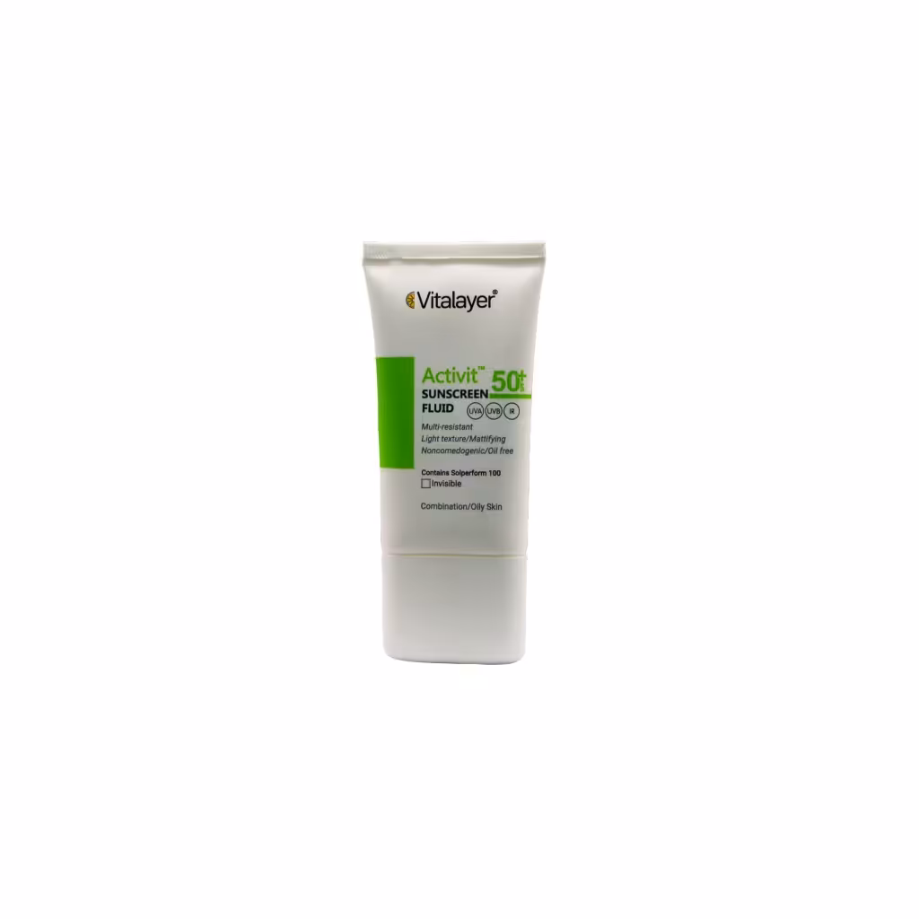 فلوئید ضدآفتاب پوست چرب ویتالیر (SPF50)