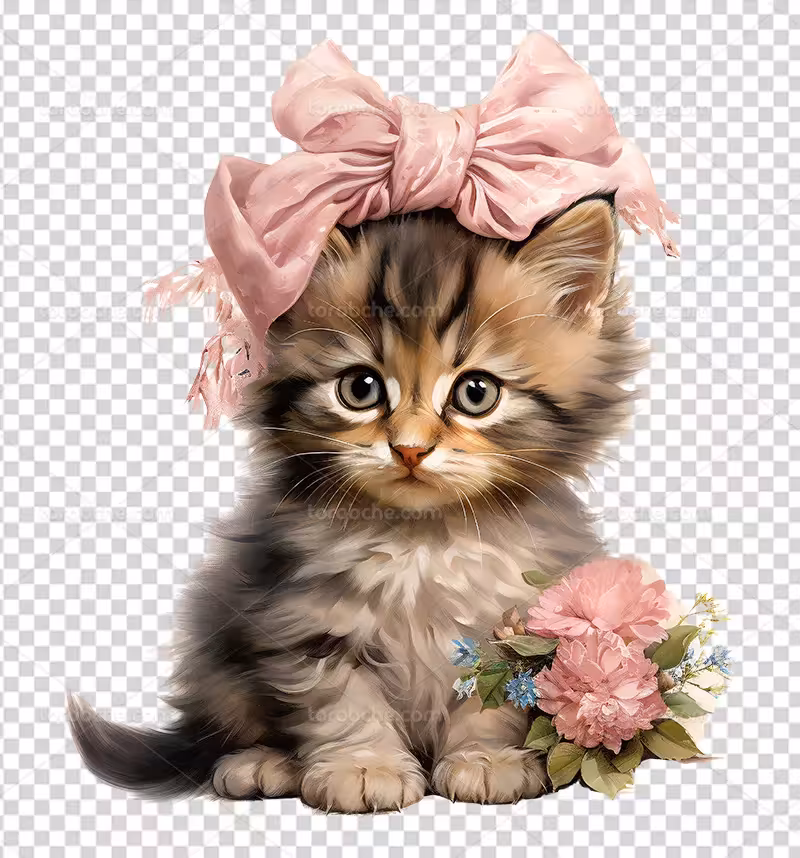 عکس PNG گربه بانمک | گرافیک با طعم تربچه