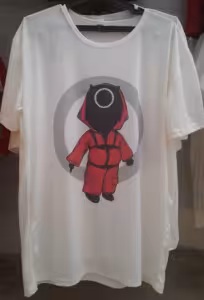 تیشرت لش طرح دار