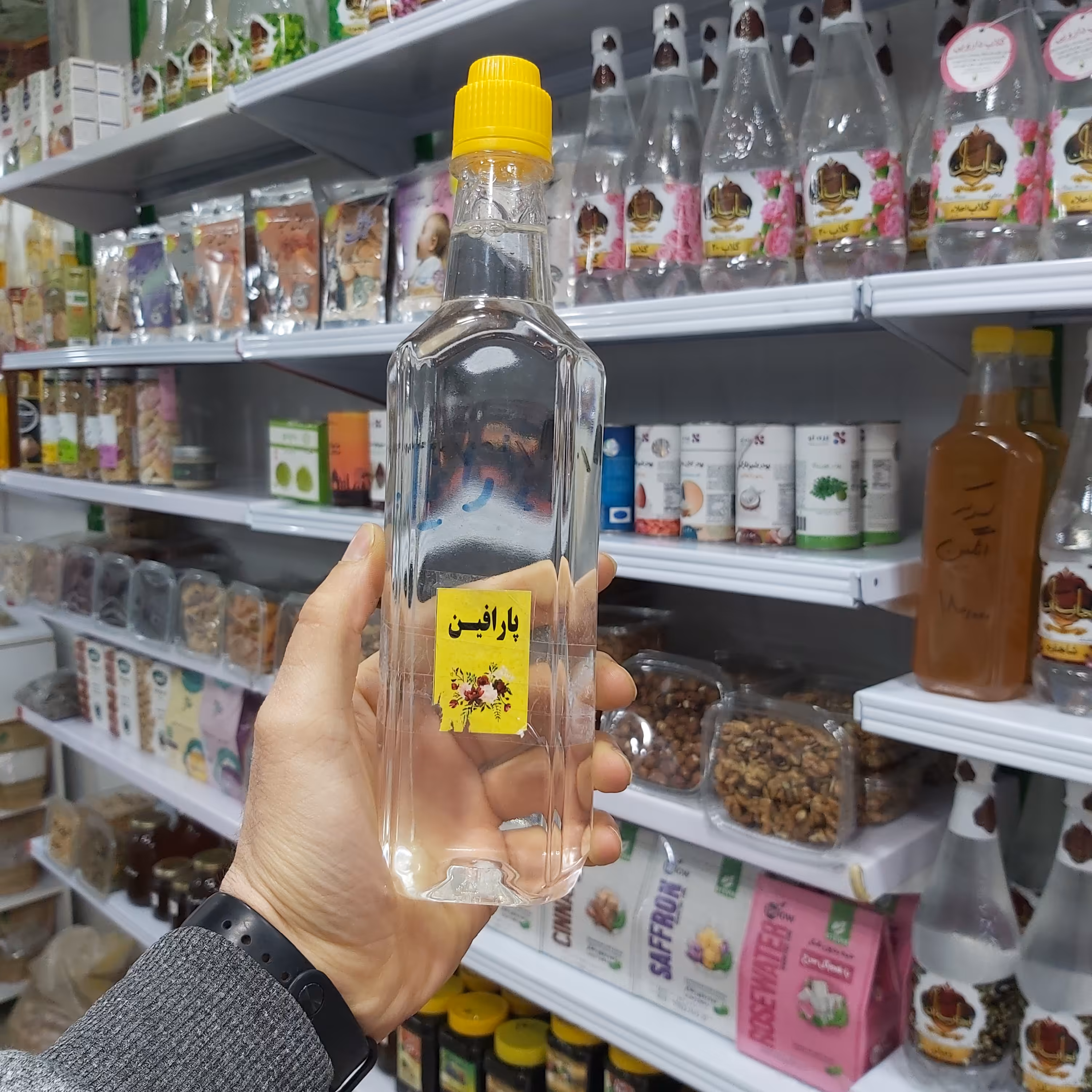 روغن پارافین درجه یک بازار 40 میلی لیتر غلیظ