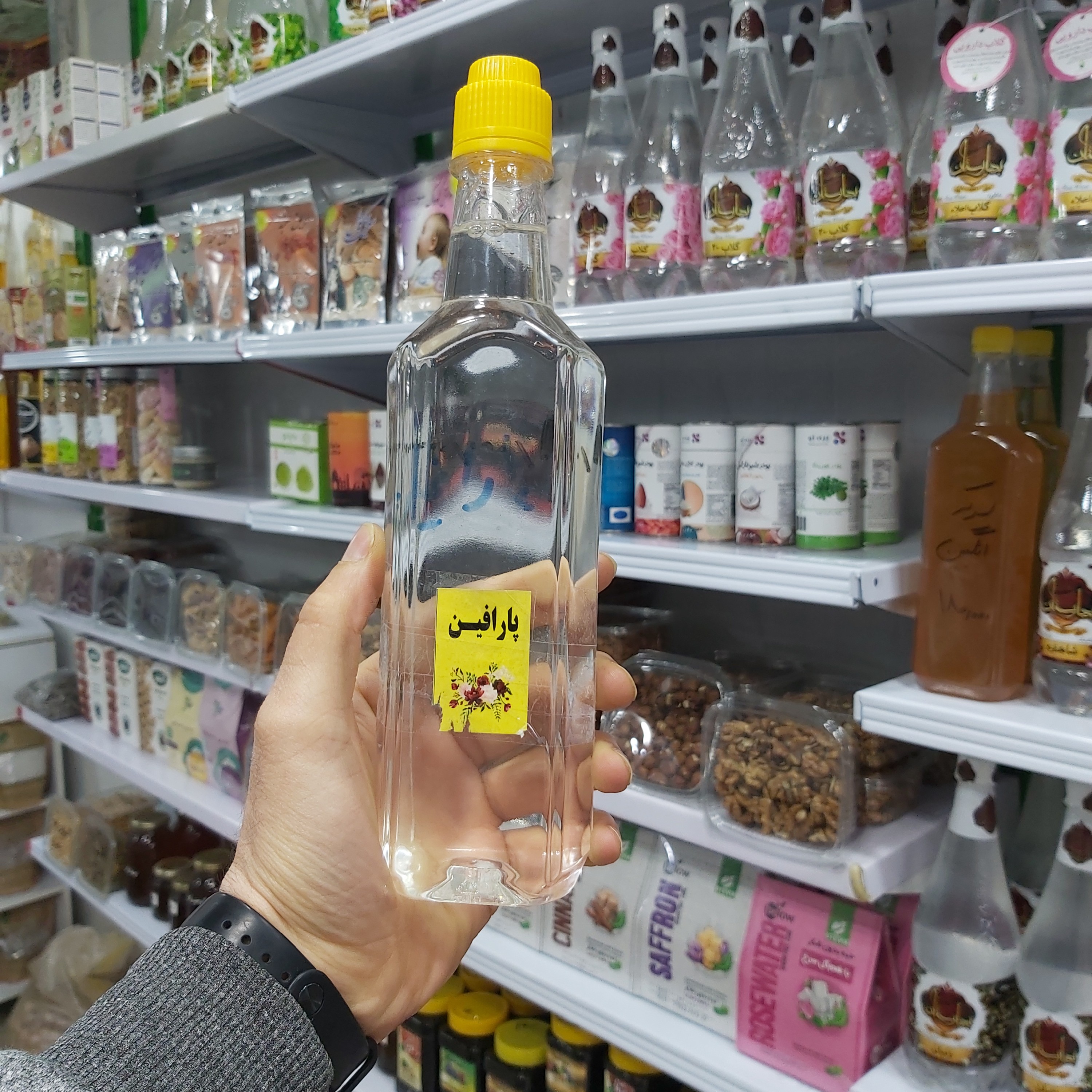 روغن پارافین درجه یک بازار 40 میلی لیتر غلیظ