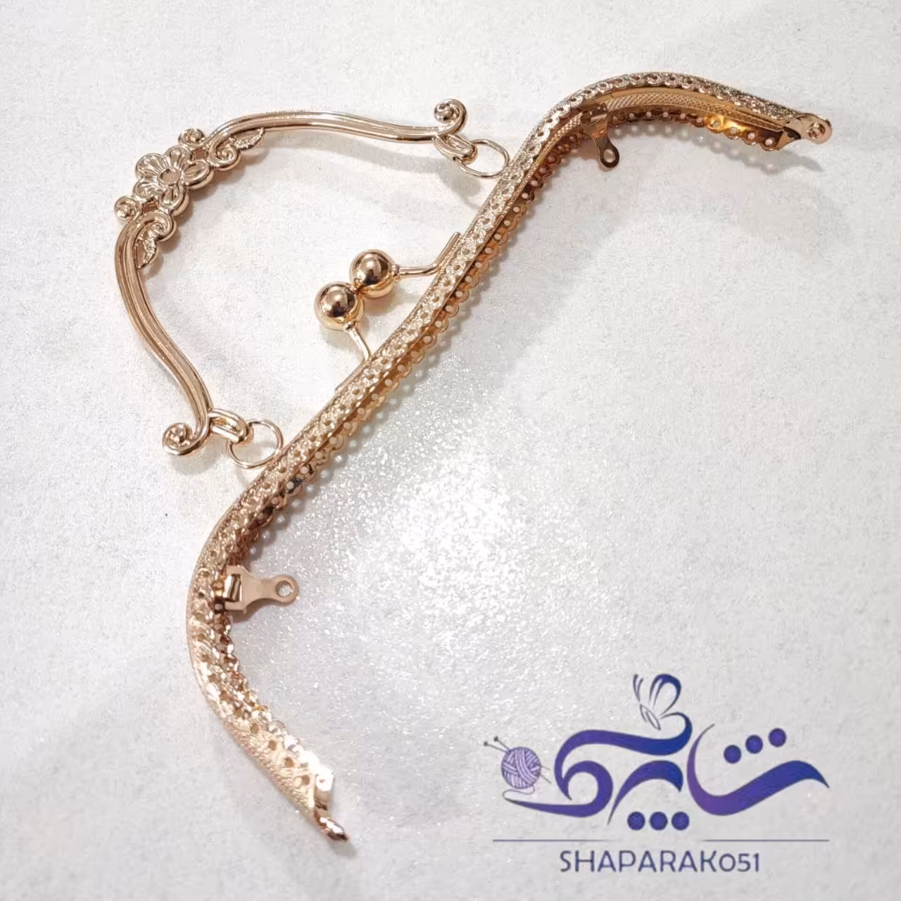 دهانه کیف مدل دو هلال دسته دار