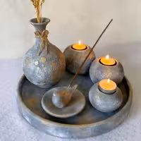 ست دکوری سفال ارغوان