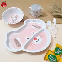 ظرف غذای کودک ملامین خرگوش لمون Lemon