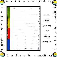 نارون، یدک کلاسور، 26 حلقه به همراه جداکننده 4رنگ، 100برگ(کاغذ کلاسور، کاغذ یدک کلاسور) 