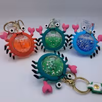 جاکلیدی سیلیکون آکواریومی طرح خرچنگ