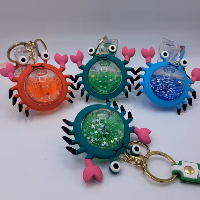 جاکلیدی سیلیکون آکواریومی طرح خرچنگ