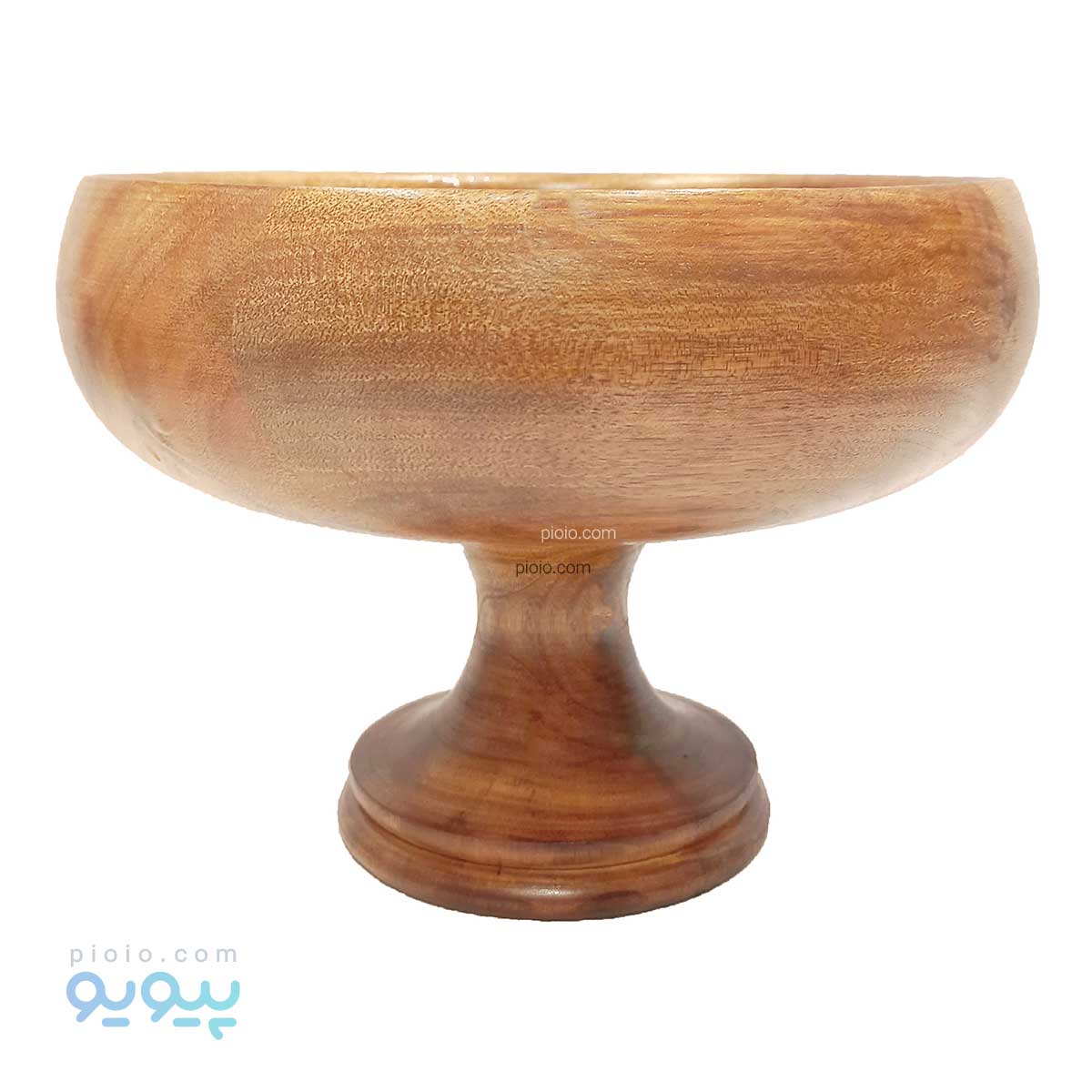 کاسه آجیل پایه دار چوب گردو