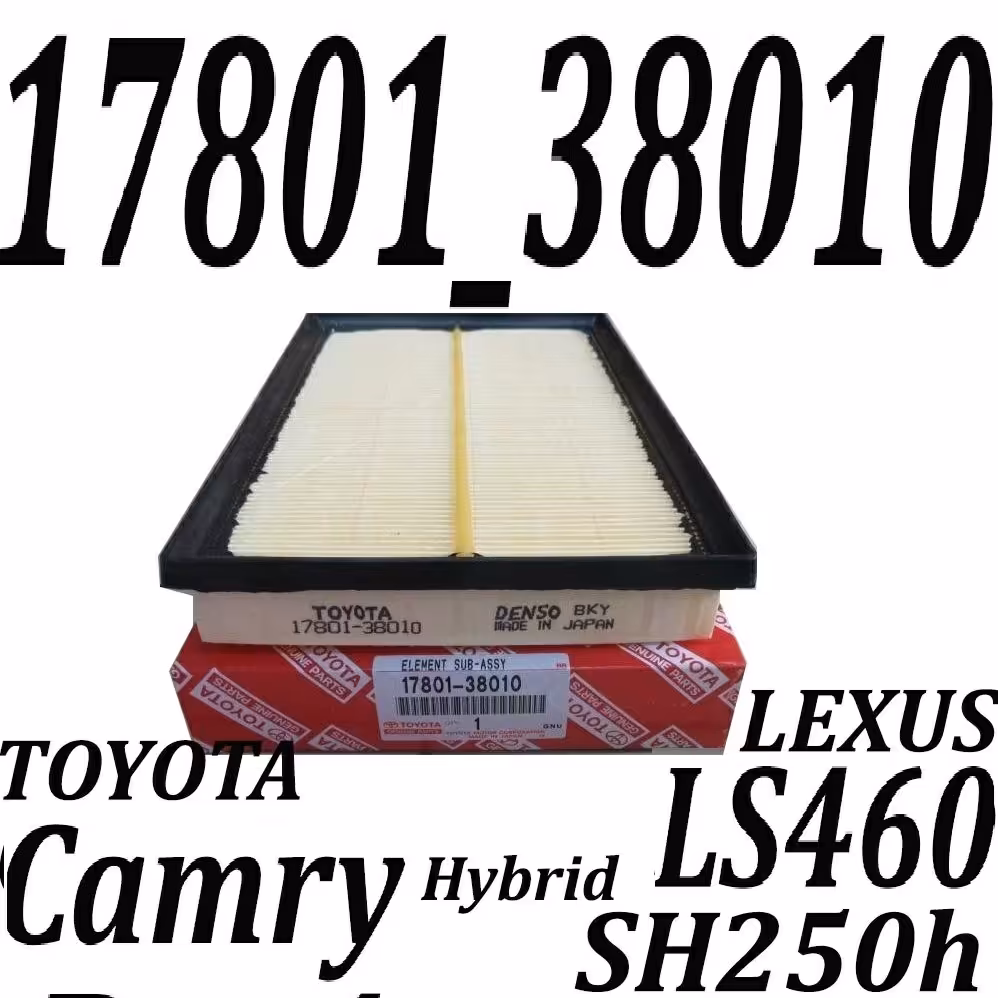 فیلترهوا تویوتاCamry Hybrid  Rav4 LEXUS LS460 SH250S LS600hجنیون پارت38010-17801