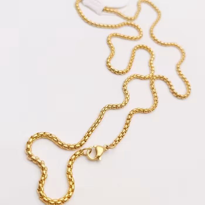 زنجیر ویتالی طلایی 60سانتی استیل