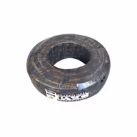 شیلنگ ( شلنگ ) گاز مخصوص آبگرم کن - بوتانی نمره 2 سایز 1/2 دو لایه نخدار صنعتی طرح یاسا نخدار مشکی شرق