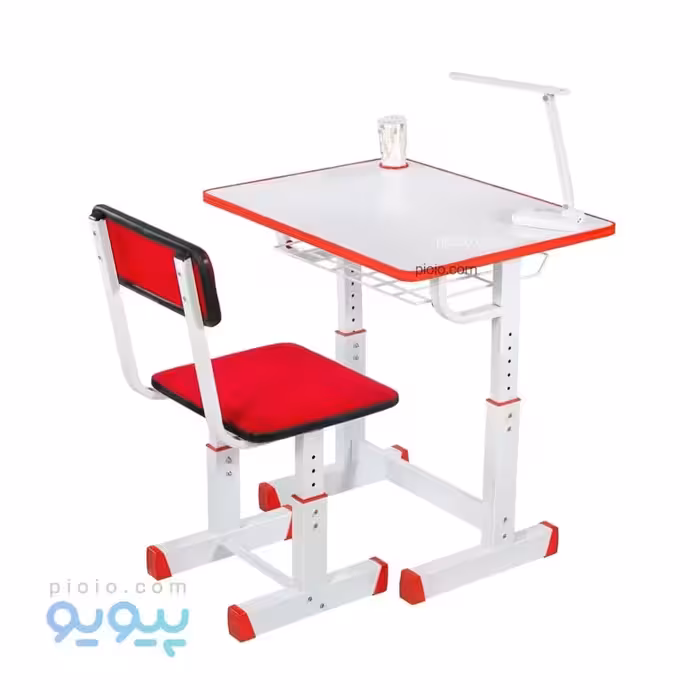 میز تحریر قابل تنظیم کودک نوجوان با صندلی پارچه ای