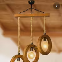 لوستر چوبی فلزی ارسال با بابری به سراسر کشور