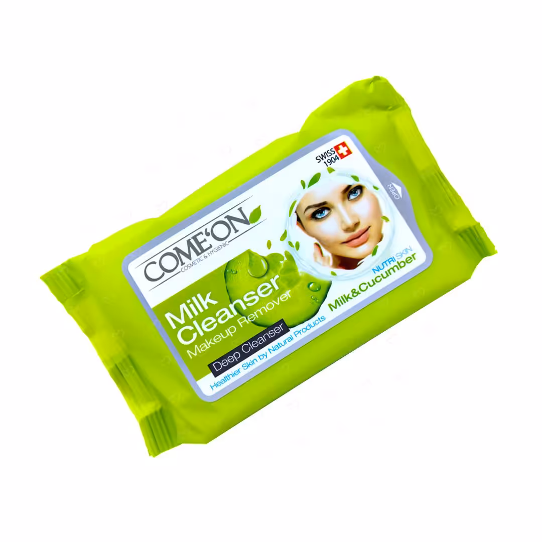 قیمت و خرید دستمال مرطوب کامان مدل شیر پاک کن بسته 20 عددی ⚡ اصل