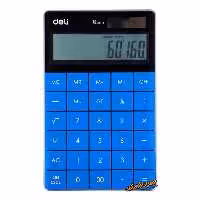 ماشین حساب رومیزی 12 رقم آبی دلی مدل 1589