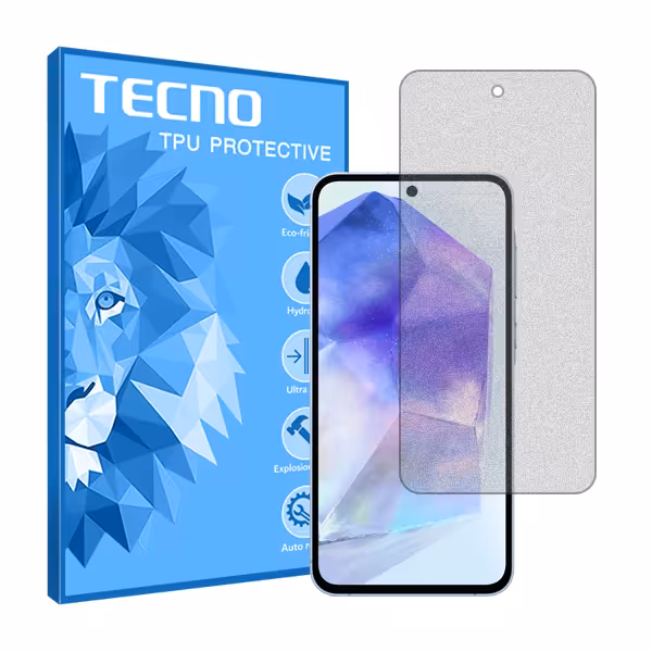 گلس پشت گوشی سامسونگ Galaxy A55 مدل مات برند تکنو کد S