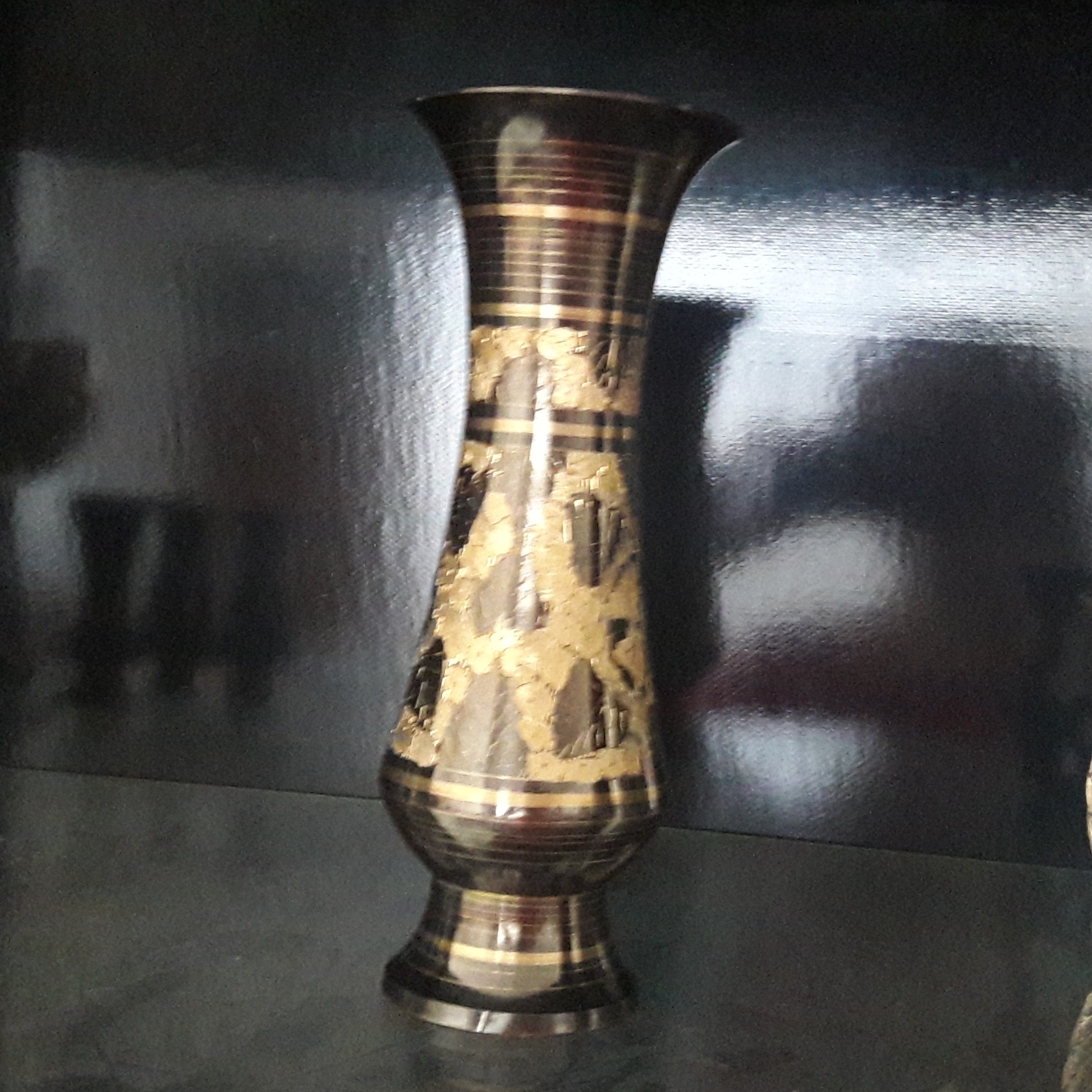 گلدان برنز هندی تکی