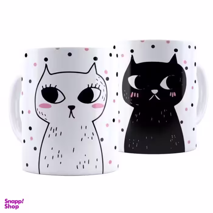 ماگ ترمه طراحان ایده کد c002 مجموعه 2 عددی
