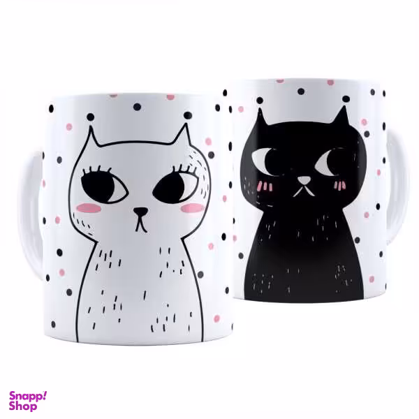 ماگ ترمه طراحان ایده کد c002 مجموعه 2 عددی