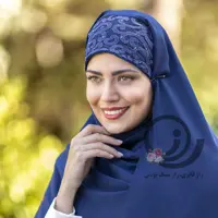 هدشال سرمه ای گیپور مرواریدی رازگالری