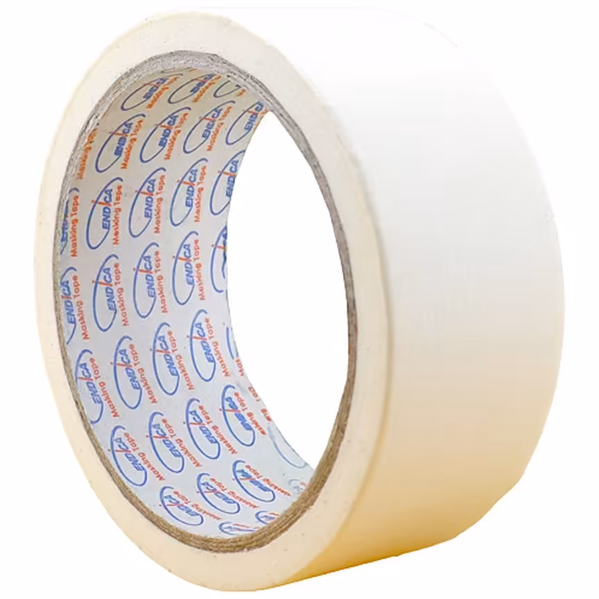 چسب نواری کاغذی پهن کم یارد اندیکا کارتن 90 عددی