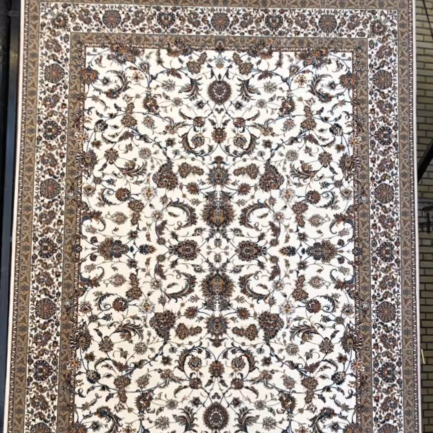 فرش 700 شانه - افشان کرم - 12 متری - تراکم 2550 - 8 رنگ