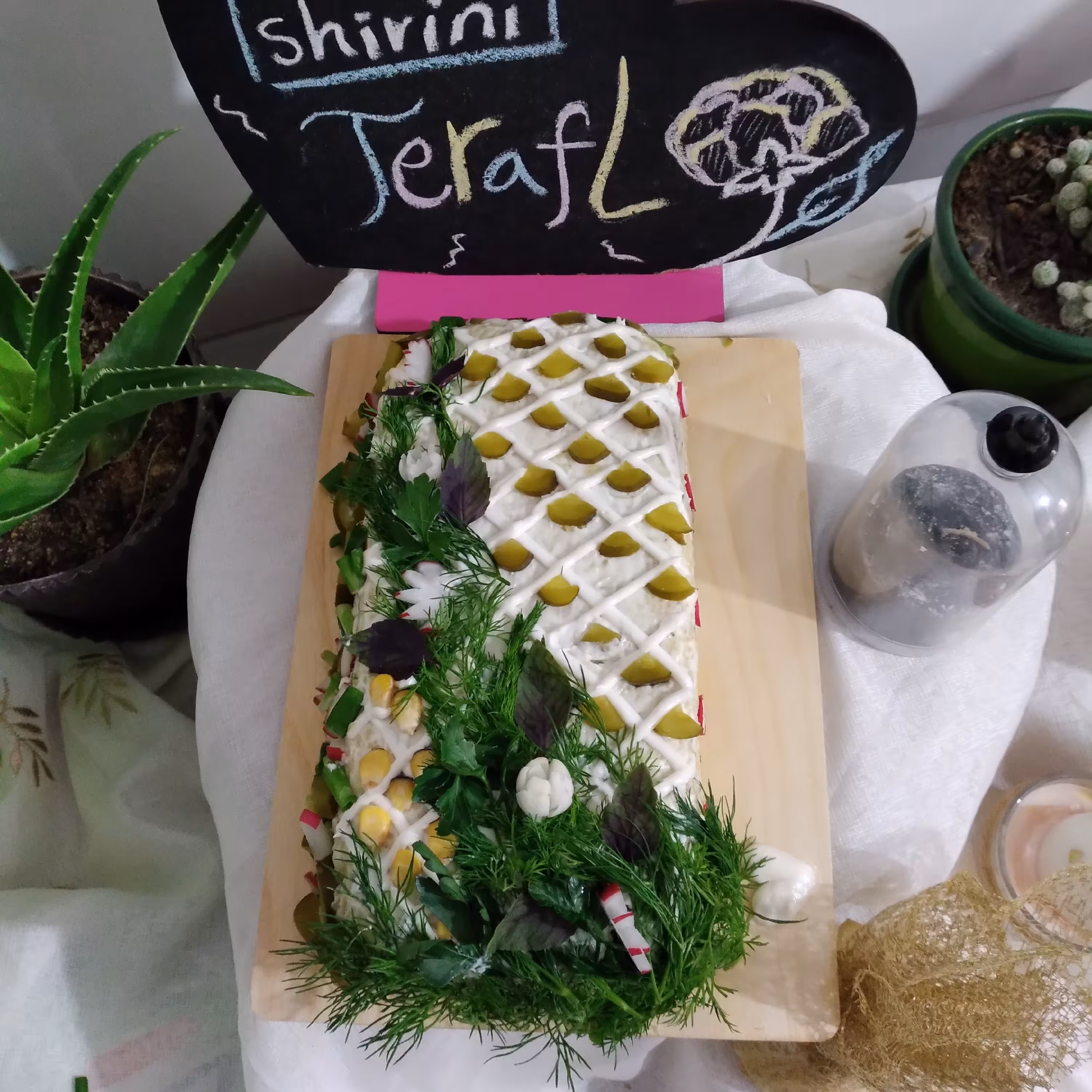 سالاد الویه (فینگر فود خانگی)