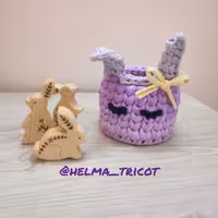 سبد کفی ده سانتی متر طرح خرگوش ارتفاع 8 سانتی متر 