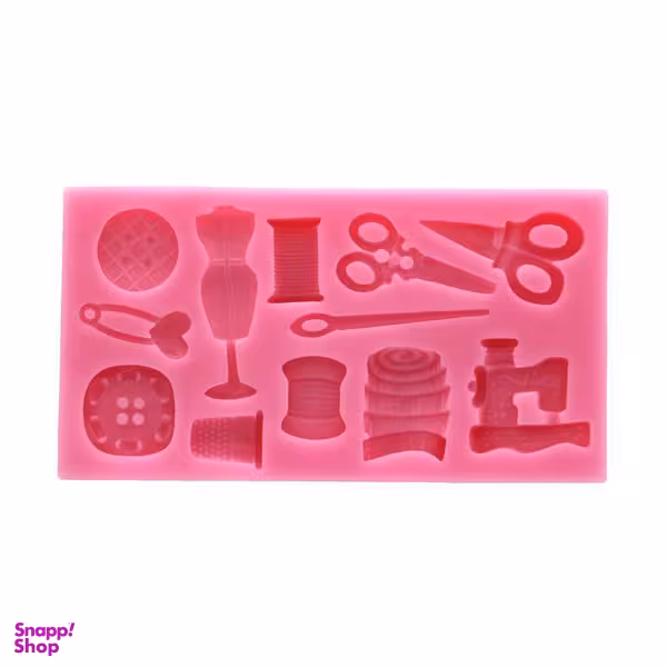 قالب فوندانت مدل لوازم خیاطی