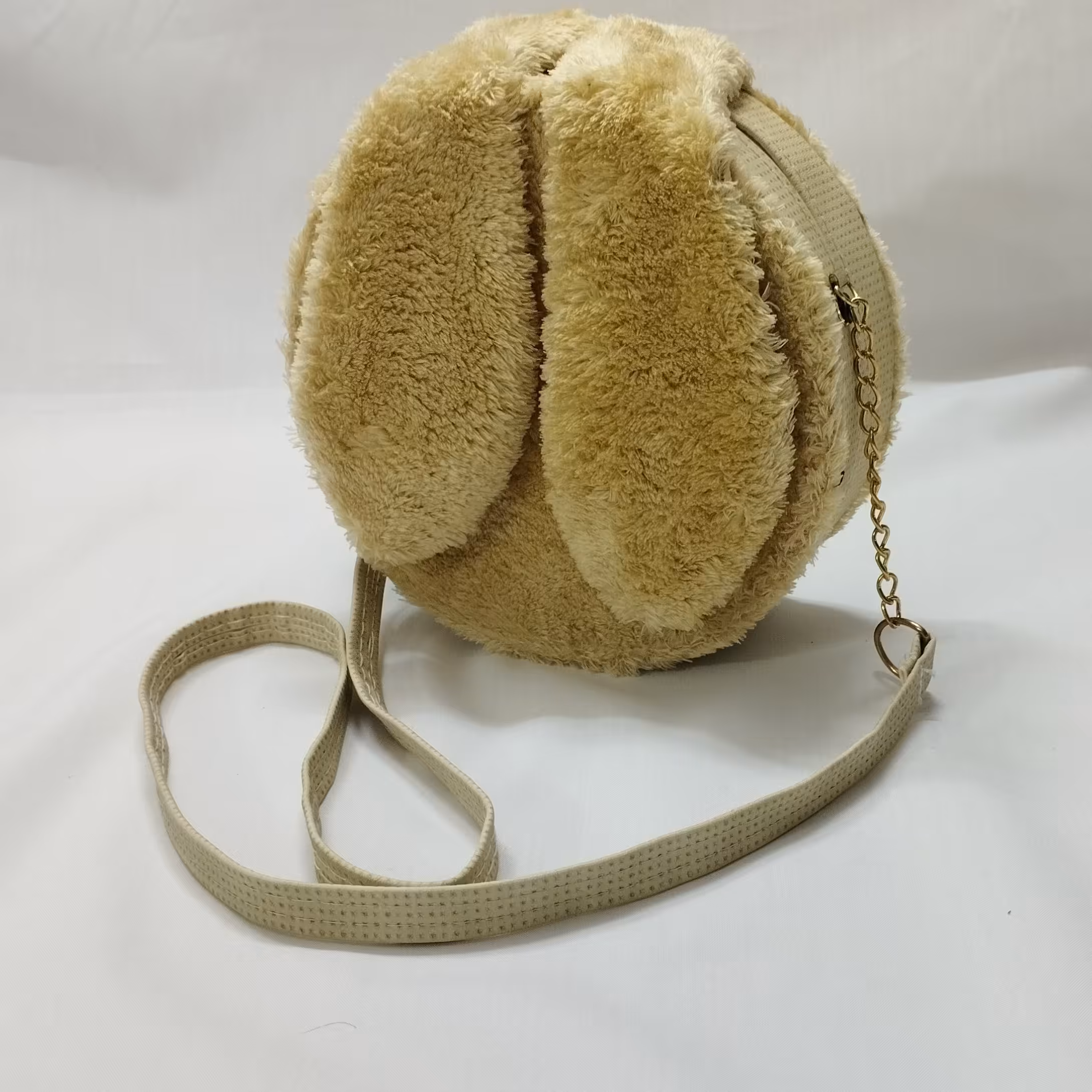 کیف رودوشی دخترانه طرح خرگوشی کرم روشن