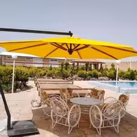 چتر سایه بان مبلمان باغی ویلایی حیاطی سه متری (پس کرایه)