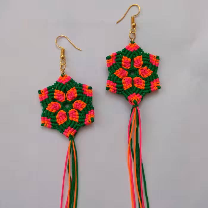 گوشواره ستاره ی نارنجی