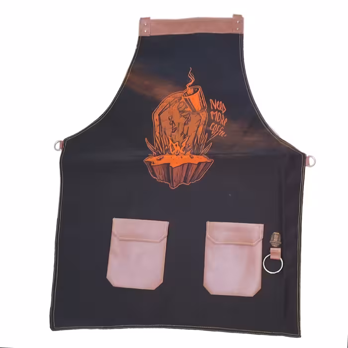 پیش بند باریستا رنگ قهوه ای با کیفیت عالی مناسب برای کافه و رستوران