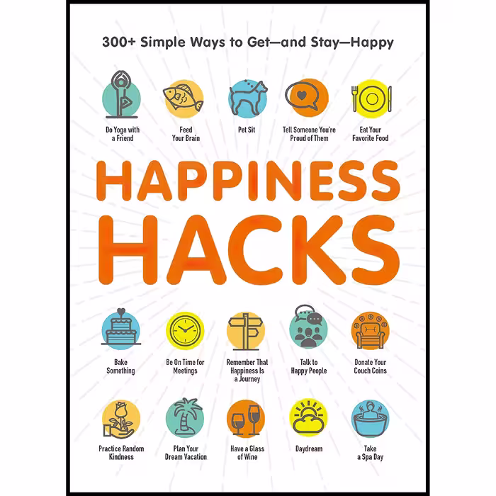 کتاب زبان اصلی Happiness Hacks اثر Adams Media انتشارات Adams Media