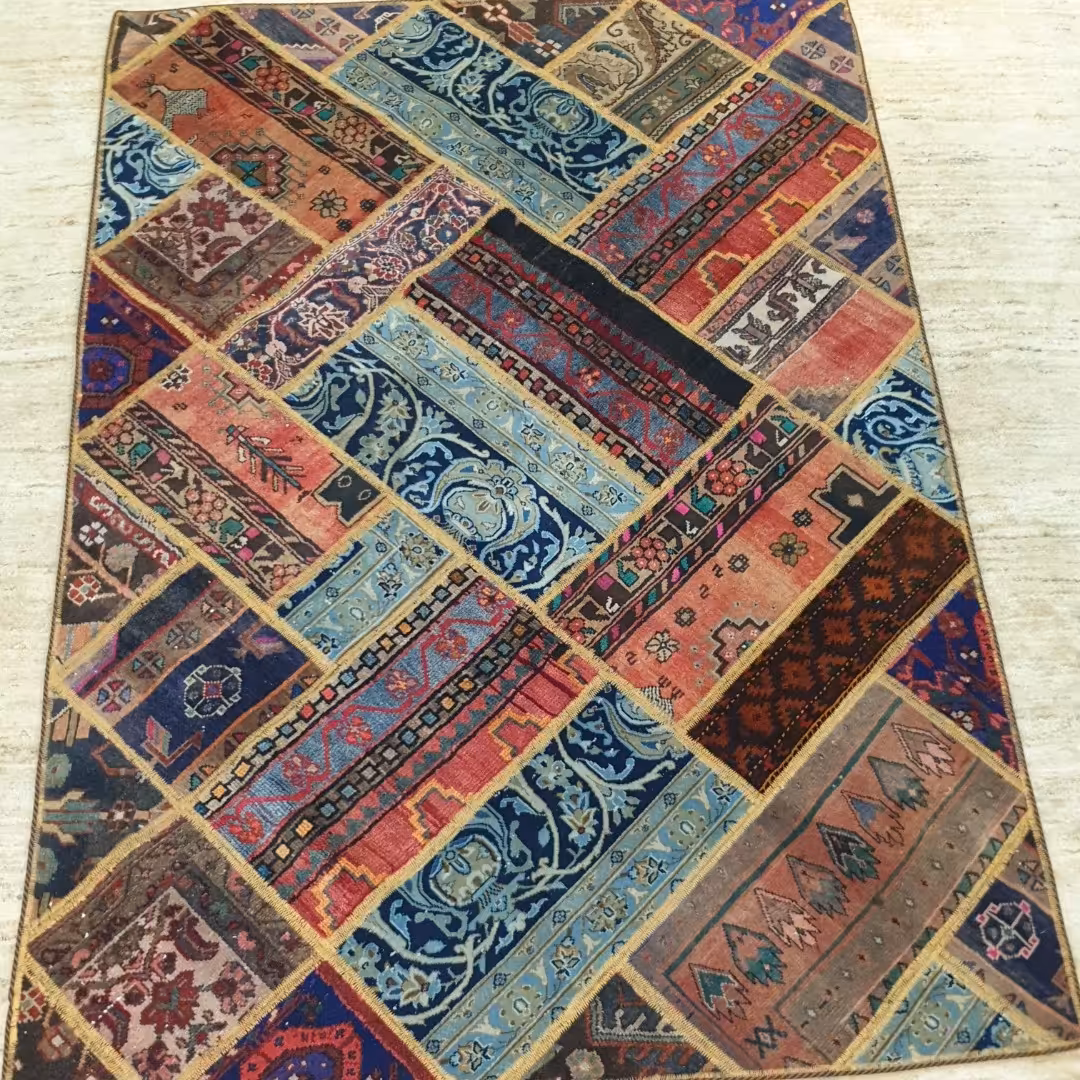 فرش دستباف چهل تیکه کد ATH004