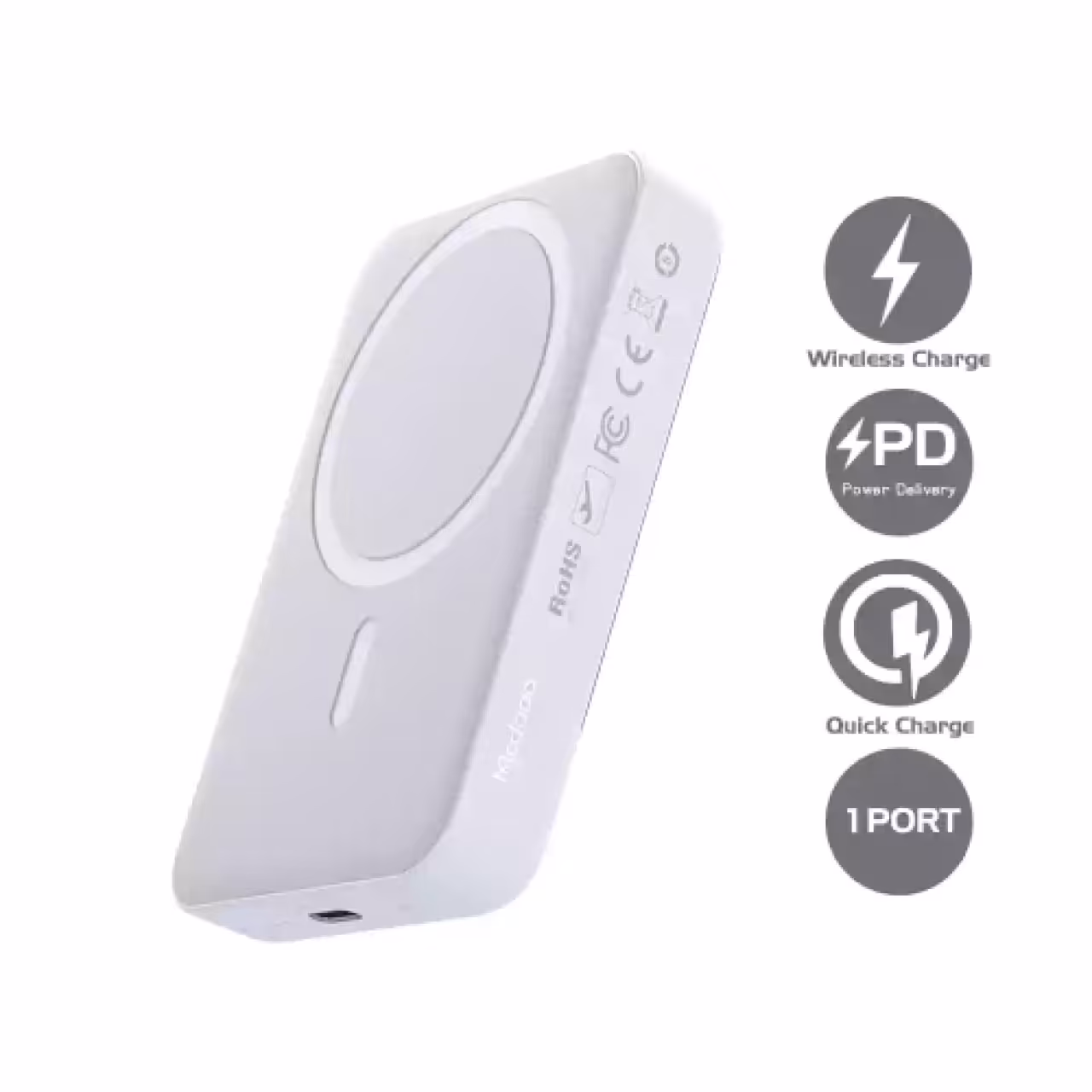 پاوربانک وایرلس مک دودو 10000mAhمدل MC-5930