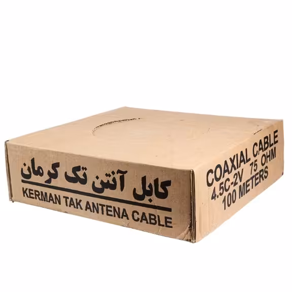 کابل آنتن تمام آلومینیوم تک کرمان(مسوار)مفتول وافشان آلومینیوم،با روکش مس روی سیم ها و زرورق