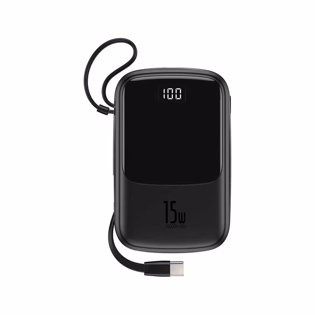 پاوربانک باسئوس 10000 میلی آمپر مدل PPQD-A01 - مشکی