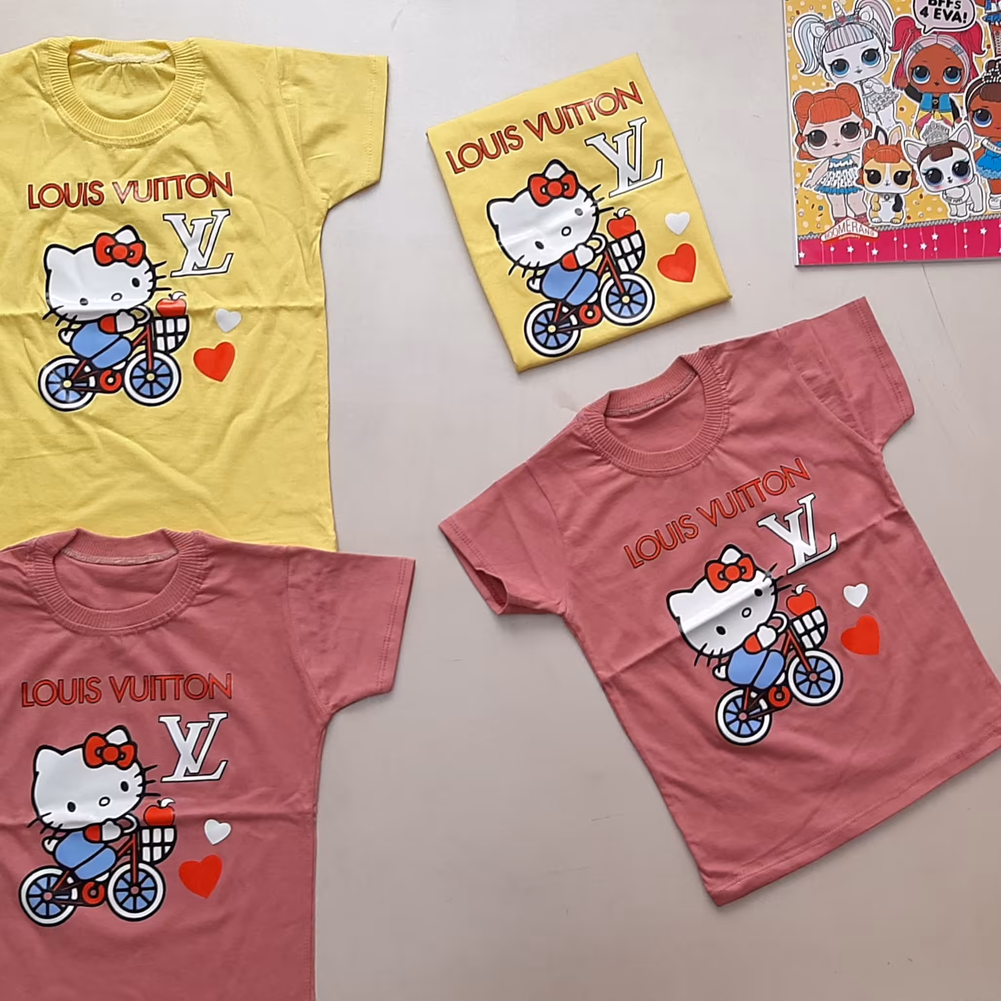 تیشرت تک دخترانه جذاب