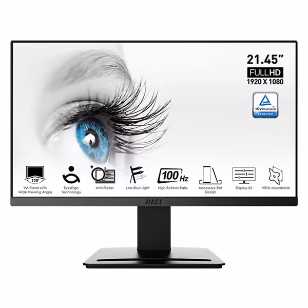مانیتور ام اس آی مدل MSI PRO MP223 سایز 21.45 اینچ