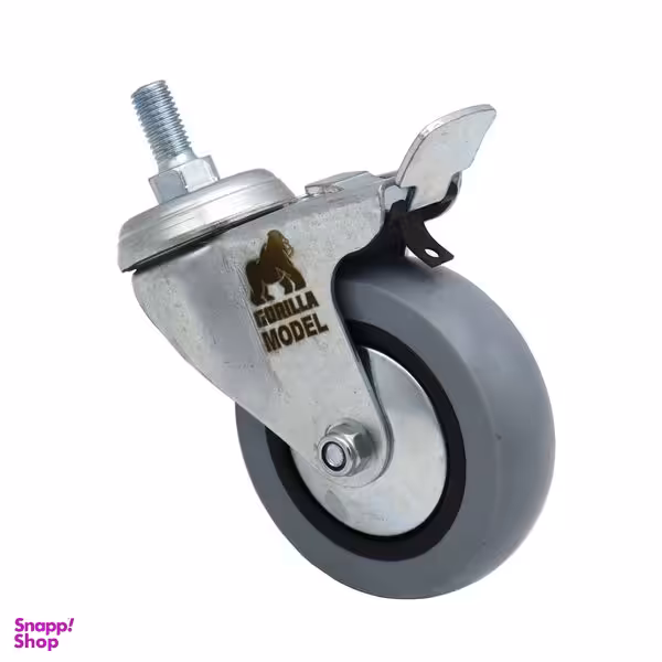 چرخ گردان ترمزدار مدل گوریلا کد YPT-PICHI-LASTICI-100MM