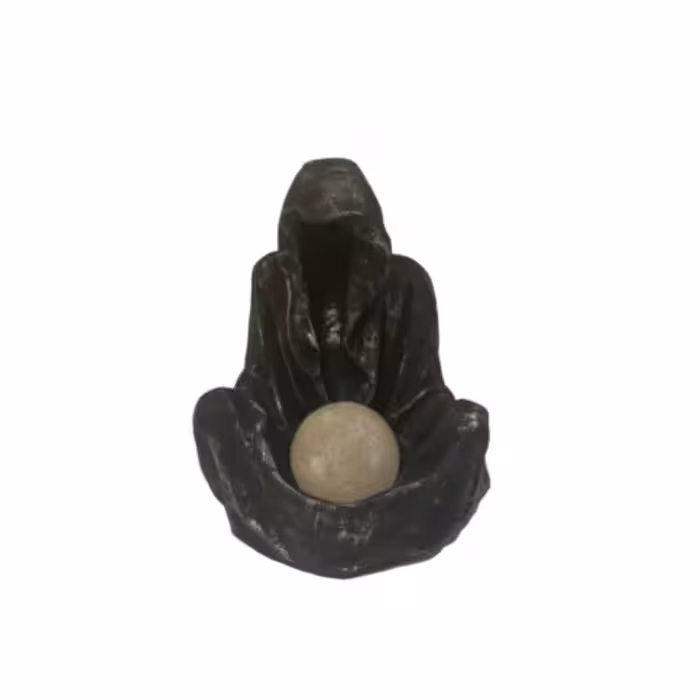 آباژور سنگ نمک مدل روح و گوی نمک