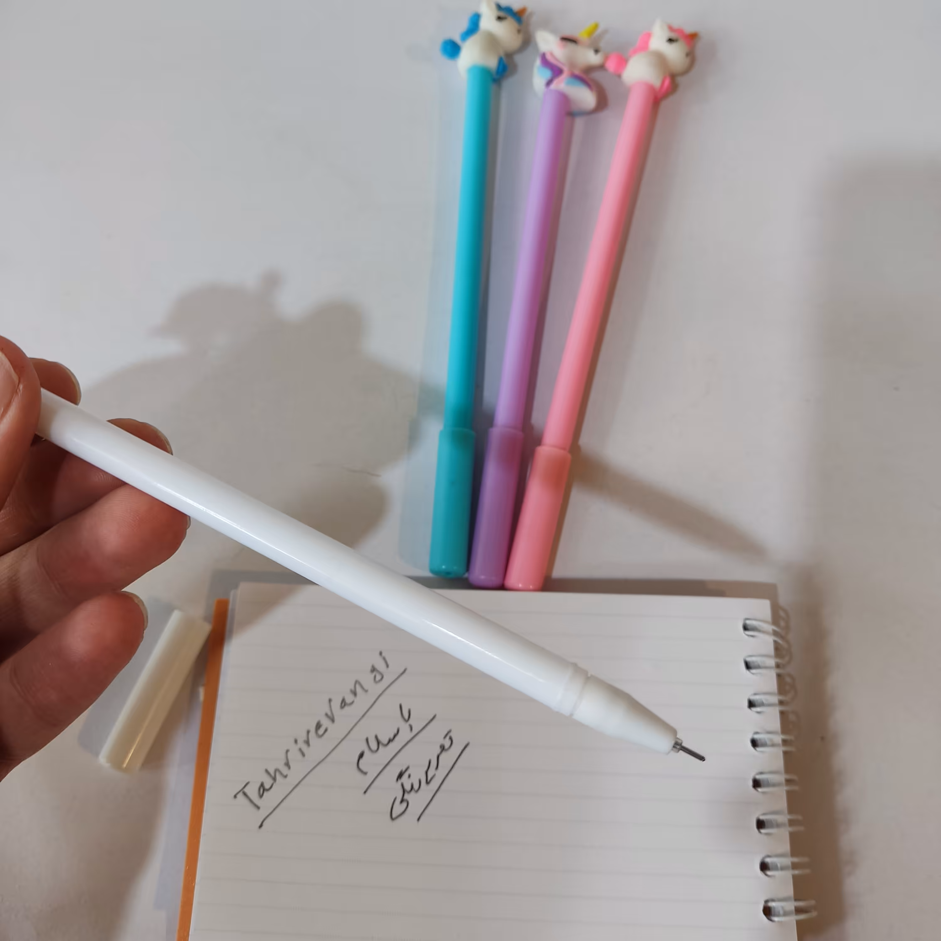 خودکار فانتزی دخترانه طرح پونی با ضخامت نوک 0.5