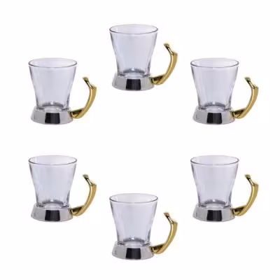 سرویس چای خوری 6 پارچه یونیک مدل 3124