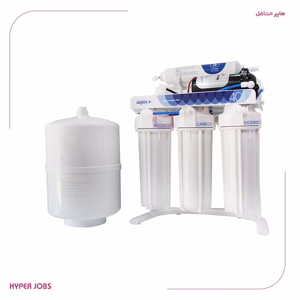 دستگاه تصفیه آب خانگی اکوا جوی مدل 401 بدنه فلزی